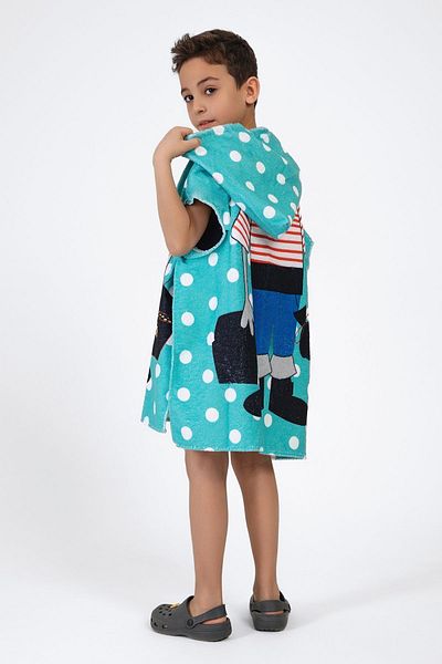 VEVİEN HOME Πετσέτα θαλάσσης Pirate Child Poncho