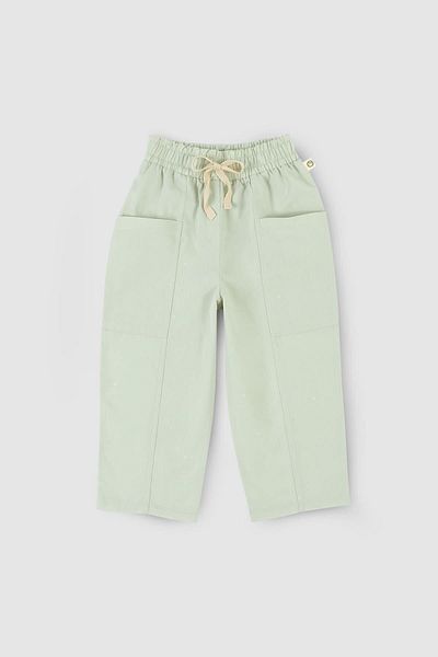 Little Gusto Children's Pants Green Organic Cotton