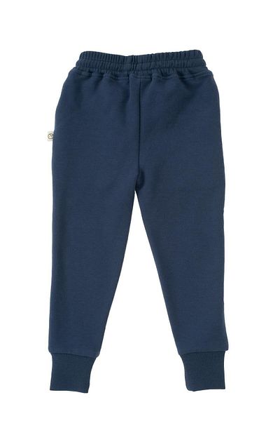 Little Gusto Children's Navy Blue Organic Cotton Sweatpants