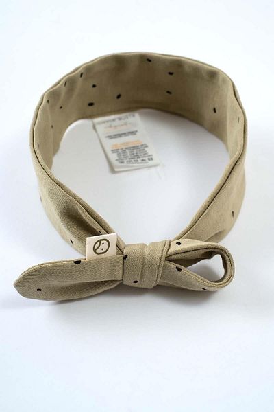 Little Gusto Hair Band Cosmos Khaki Organic Cotton
