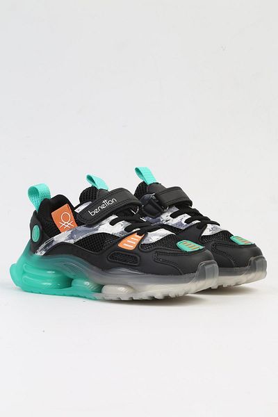 Benetton ® IMPORTED Black Children's Sports Shoes BNI-10275