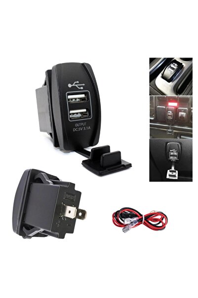 Concord Araç Şarj Soketi Çift Usb Concord Ch-22