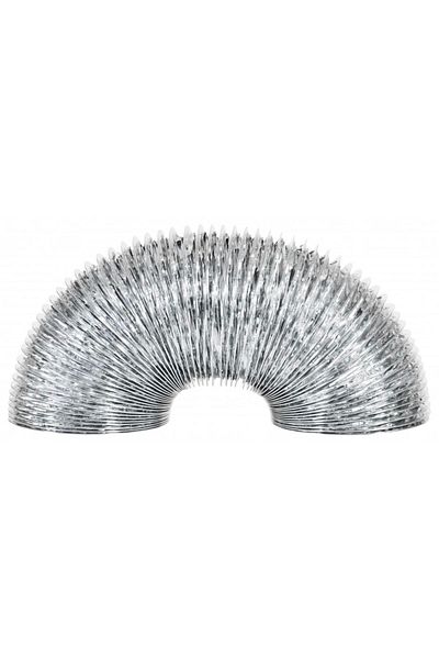 Kupa Aluminum Flexible Aspirator Pipe 120 Mm- 2 Mt