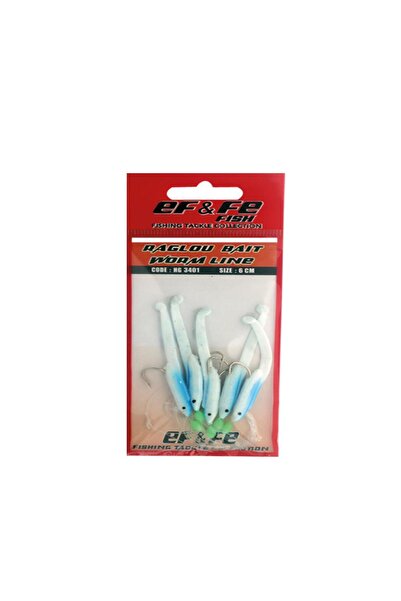 EFFE Raglu Bait Worm 6cm Kurt Çapari Mavi Hg3401