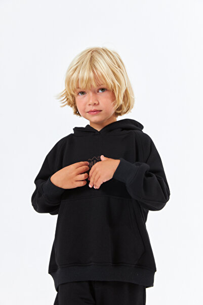 Serbend Serbend Kids Sweatshirt - Off Shoulder, Printed, Boy's Hoodie