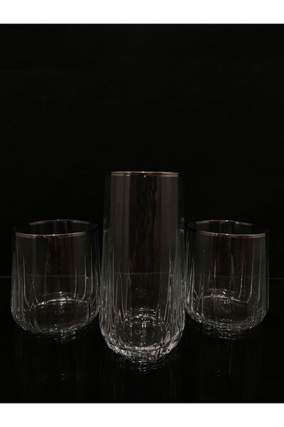 Paşabahçe Nova Gümüş 18 Parça Su Bardağı