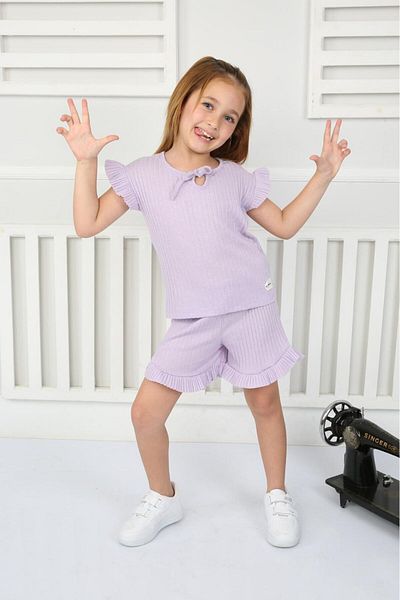 tunays shopping 100% Cotton Shorts Set for Girl
