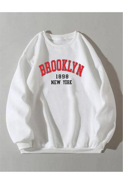 AFROGİYİM Φούτερ με στάμπα Unisex Oversize Brooklyn 1898