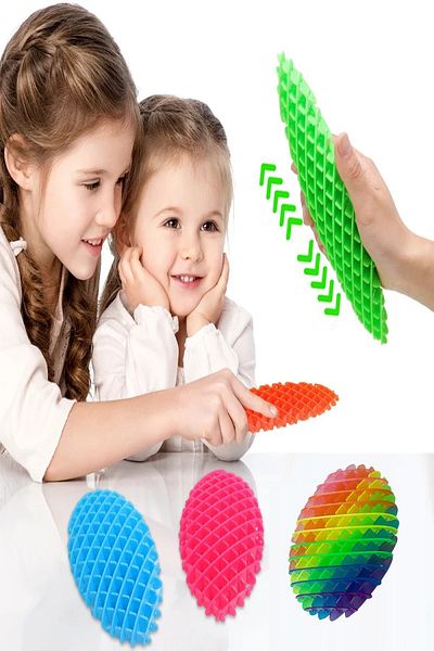Hyd 1 Piece Worm Decompression Artifact Stress Relief Bow Toys