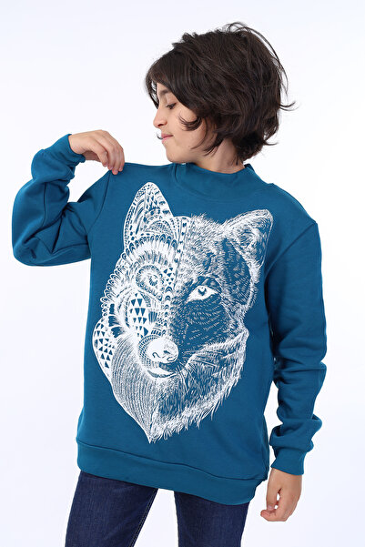 Toontoy Kurt cu imprimeu Swea pentru băieți tricou