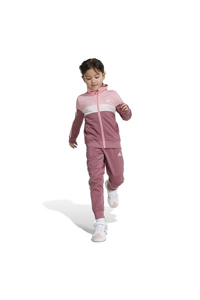 adidas Tiberio 3-Striped Pink Kids Tracksuit Set - IV7440