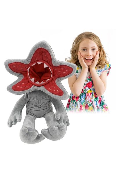 e-life shop Imported Fabric Stranger Things Eggo Demogorgon Figure Plush Toy Play & Sleeping Companion Large Size 35 Cm
