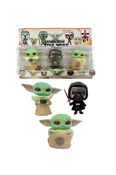 e-life shop S.Wars The Mandalorian Grogu Baby Yoda Kylo Ren Pop Stil 3lü Kole...