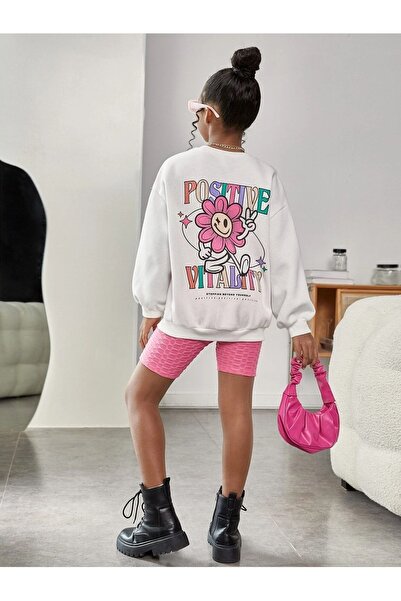 LePold Positive Printed Girl Sweatshirt