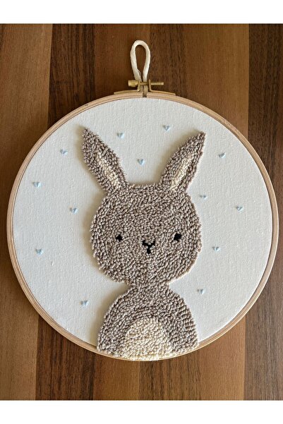 punch passion Bebek kapı süsü, hastane kapı süsü,  25 cm, punch nakışlı, isim...