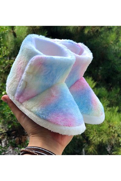 Pandalina Papuci pentru copii - Model hologramă, Velcro, Talpă anti-alunecare Grădiniță Creșă Acasă Pantofi