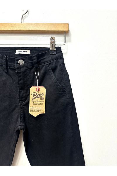 rois kids Lycra Black School Pants - Elastic Waist