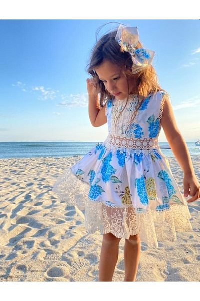 HC Kids Wear Girl's Floral Birthday Dress