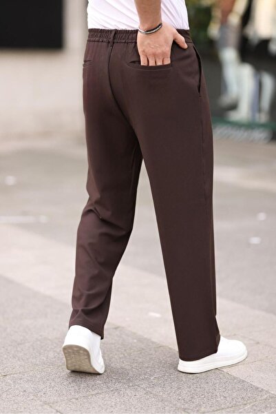 SANTARA BUTİK Erkek Pileli Baggy Kalıp Kumaş Pantalon Pl14