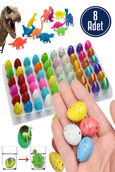 Hyd 8 Adet Dinazor Oyuncak Hayvanlar Yumurtası