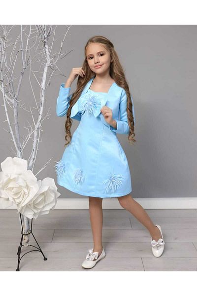 By Feyza Kids Collection Κομψό σετ φόρεμα για κορίτσια ειδικής περίστασης