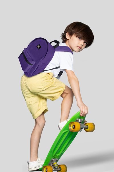 Vatkalimon Purple Colored Children's Backpack - Kindergarten and Nursery Preschool