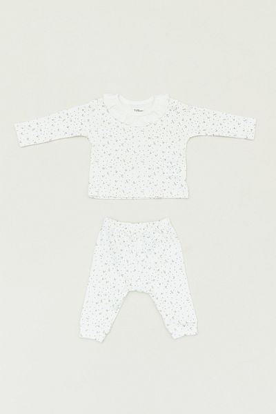 Fulla Moda Printed Baby Collar Set of 2 for Girls