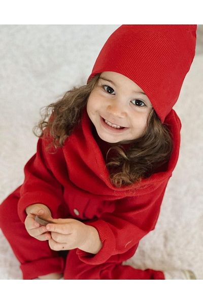 bohemiankids Unisex 3-Piece Children's Jumpsuit Beanie Neck Collar Jumpsuit