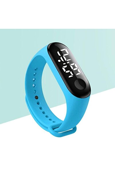 ZAVİRA Su Geçirmez Dijital Led Çocuk Kol Saati Bileklik Çocuk Saati