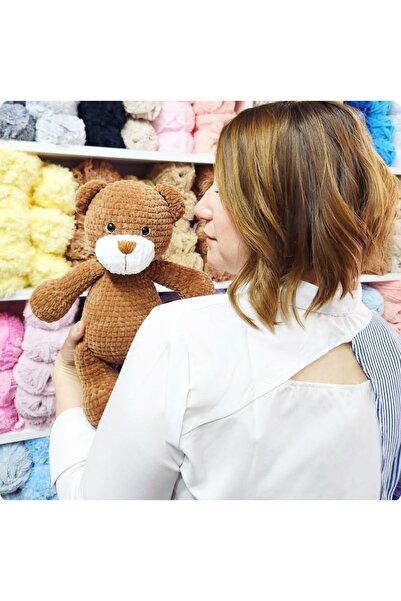 Damla Amigurumi Ayıcık Finn - Organik Oyuncak - Hediyelik Oyuncak