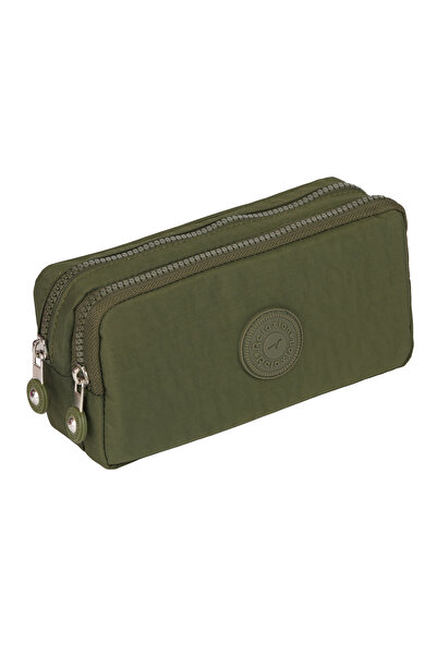 RKY SERENITY Klinkir مقاومة للماء من قماش Klinkir قابل للغسل في مقصورتين حامل قلم مقلمة نوع المحفظة