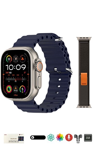 teknotrust 2 Yıl Hk9 Ultra 2 Max Gen4 Amoled Ekran Galeri/ses Kayıt/2gb Depol...