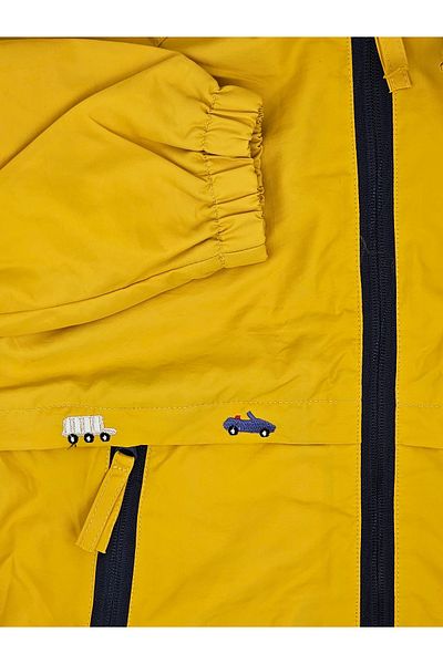 naynes Hooded Children's Trench Coat Seasonal Coats, For Boys And Girls (100 CM-3 YEARS / YELLOW)
