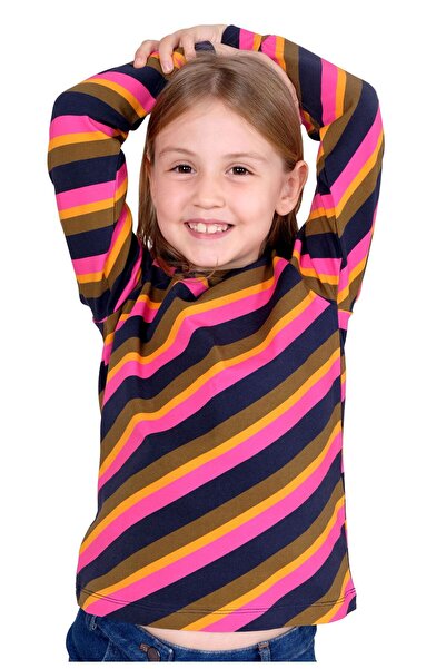 Ozmoz Girl's Thin Long Sleeve Cotton Striped T-Shirt