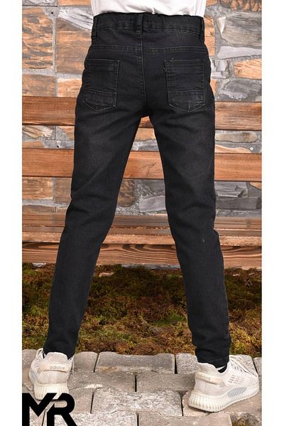 MORE KIDS Black Boy's Jeans - Lycra
