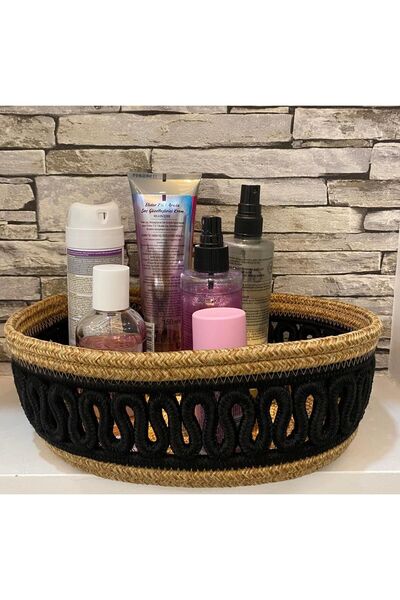 JÜTEX HOME Coș de pâine pentru copii cu model din paie de iută naturală - pen...