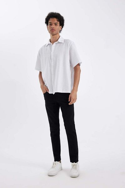 DeFacto Carlo Skinny Fit - Regular Waist, Extra Narrow Leg Jeans