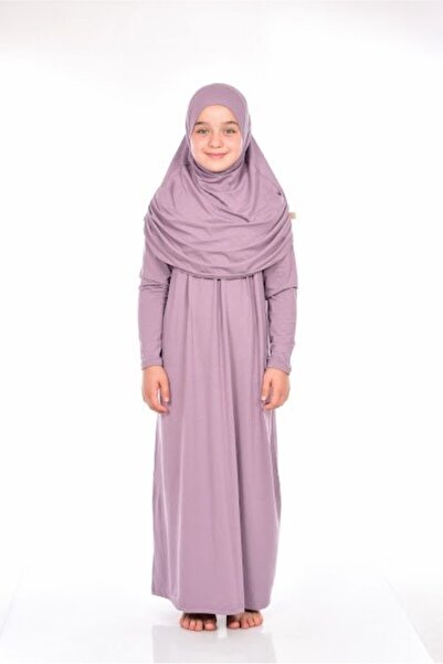 zahranur ÇOCUK NAMAZ KIYAFETİ-LİLA