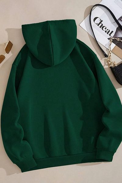 ciwi&life Πλεκτό φούτερ Unisex με θέμα Green Hearts - 2ip Raster