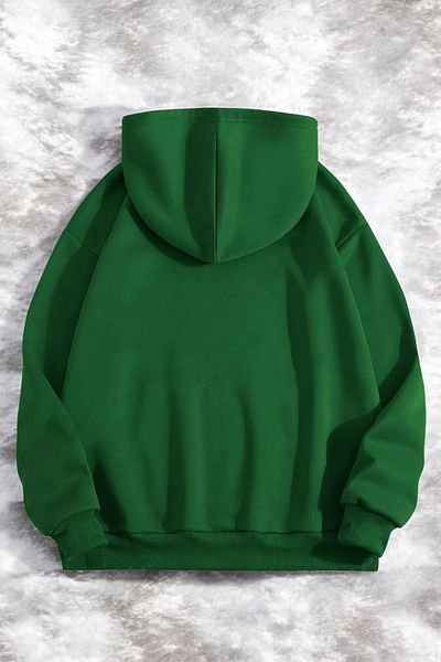 memowear Πράσινο φούτερ Unisex - 2ip Raster, πλεκτό ύφασμα και λεπτομέρειες για γάτες