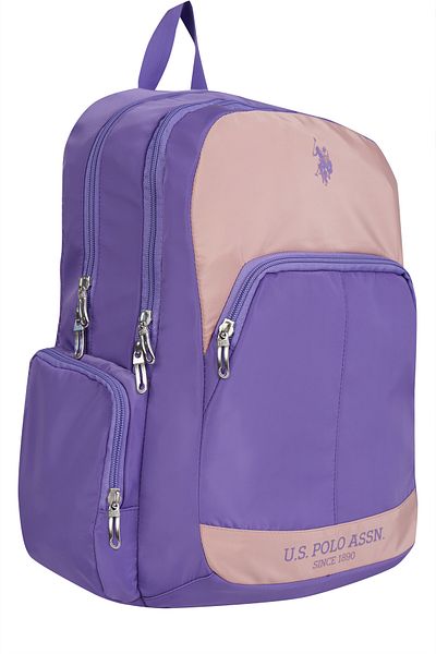 U.S. Polo Assn. US Polo Assn Unisex Σχολική και Τσάντα Laptop - 24432, 24430, 24429, 24431, Μωβ
