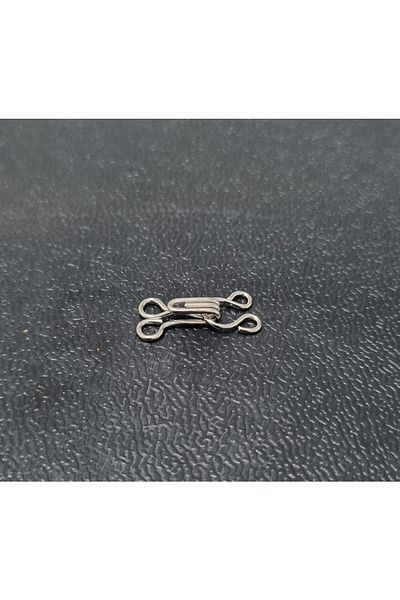 erdoğan hobi Agraf Button Clasp Button 24pcs 1.8cm Metal No:3 Bra Clasp Skirt Clasp Vest Clasp Athlete Clasp
