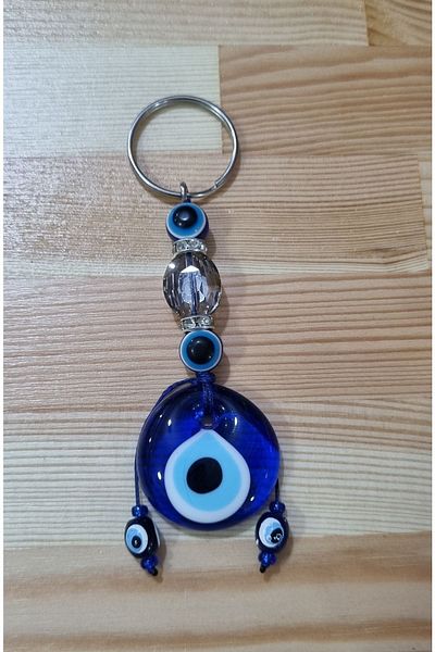 erdoğan hobi Keychain Charm Murano Evil Eye Ornament Car Ornament Bag Ornament Evil Eye Beaded Gift Keychain