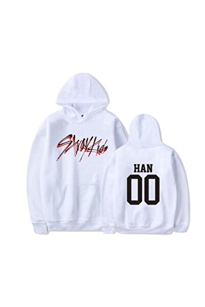 MAGORS Straykids 3 Thread Oversize Hooded Sweatshirt - Members Embroidered Printed