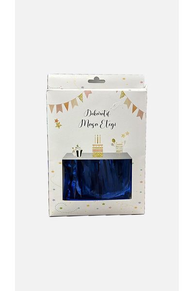 eğlencemarketi Φούντα Επιτραπέζια Φούστα σε κουτί 270x75 cm Navy Blue