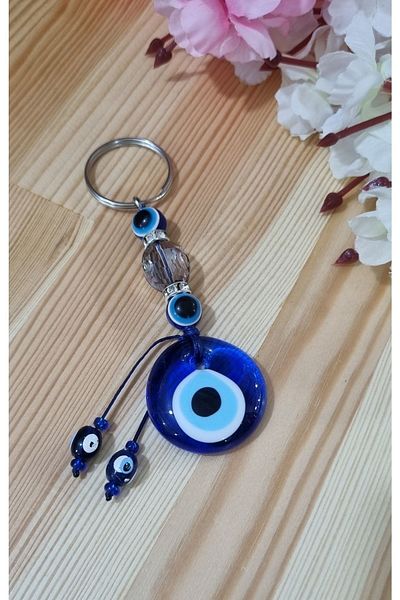 erdoğan hobi Keychain Charm Murano Evil Eye Ornament Car Ornament Bag Ornament Evil Eye Beaded Gift Keychain