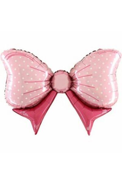 eğlencemarketi Bow Pink Foil Balloon 3182