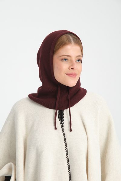 VEGA MODA Adjustable Knitwear Headboard - Balaclava, Beanie, Hooded - Knitwear Knit Balaclava