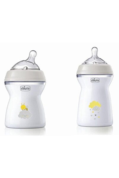 Chicco Natural Feeling PP Baby Bottle Double 250+330 ml Patterned