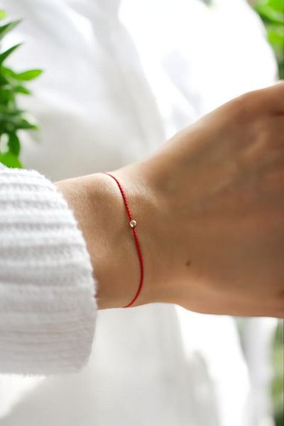 NBS Beautiful Naturel Stones Rope Bracelet Red - Good Luck (Quality Stair Closure)